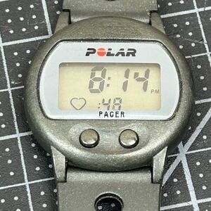 Polar Electro OY Pacer Digital Watch Heart Rate Monitor Fitness Tracker Grey